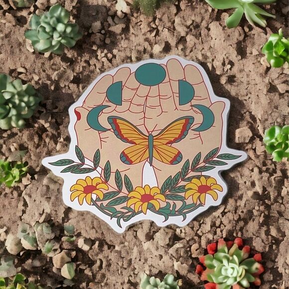 NWT Wool + Pepper Co. Moon Phases Transform Sticker - Picture 1 of 1